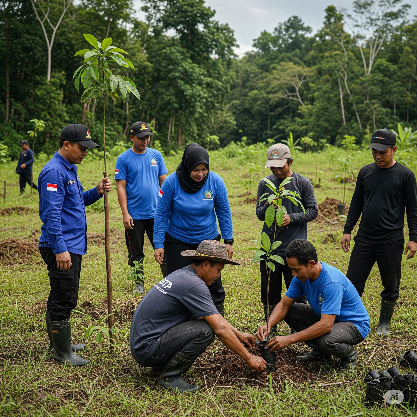Tree planting activity